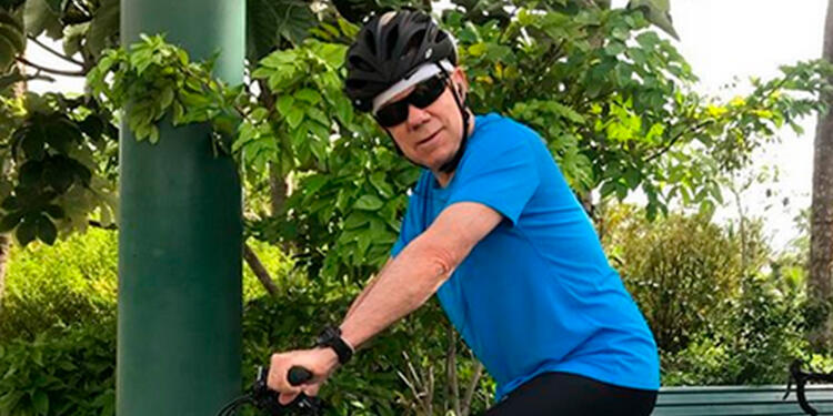 El expresidente Juan Manuel Santos en Miami (Estados Unidos)