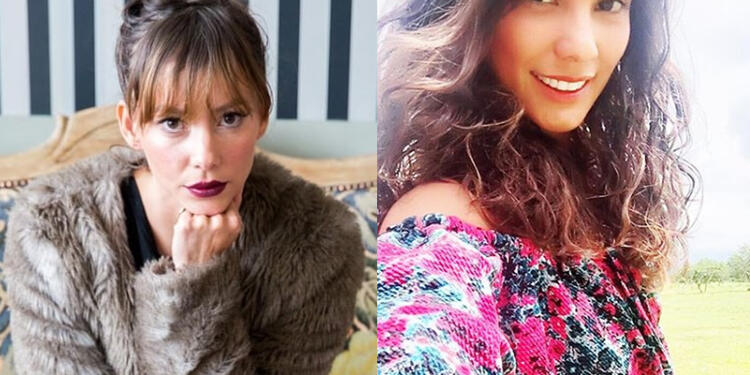 Angélica Blandón y Eileen Moreno