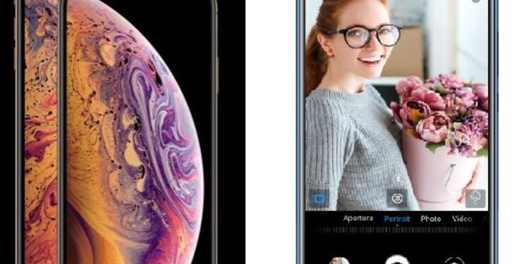 celulares iphone y huawei