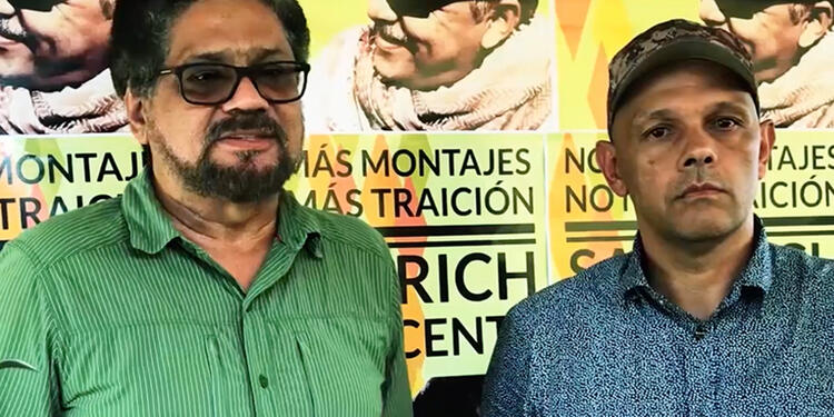 Iván Márquez y alias El Paisa, cuyo paradero es incierto