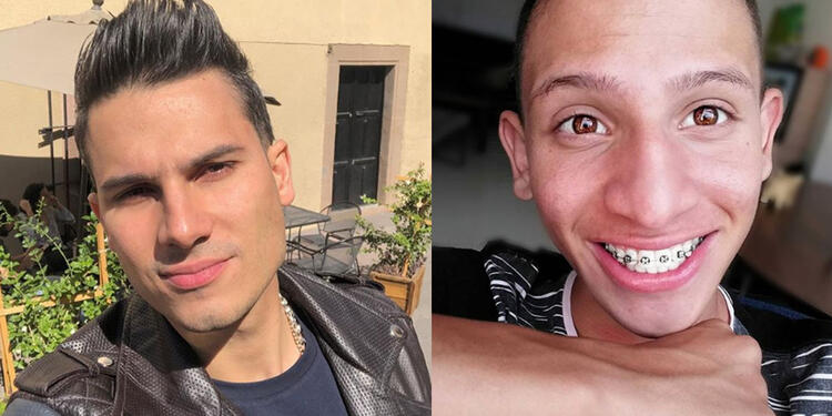 El youtuber publicó un coqueto mensaje en una fotografía del cantante