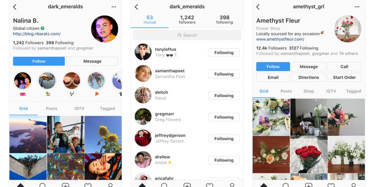 Perfil de Instagram