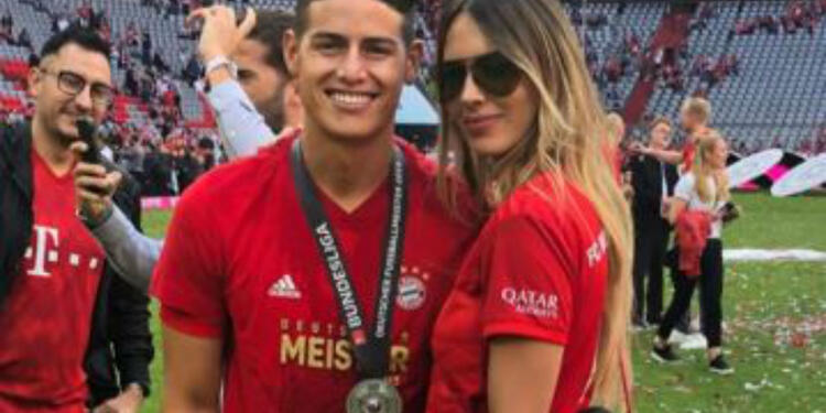 Shannon de Lima y James Rodríguez