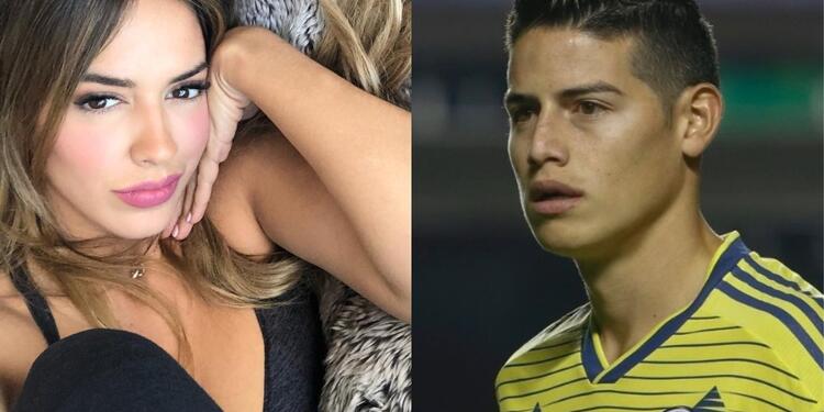 Shannon de Lima y James Rodríguez Shannon de Lima y James Rodríguez