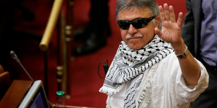 Jesús Santrich, desertor de la Farc. Jesús Santrich, congresista del partido Farc
