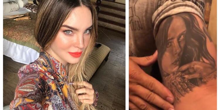 Lupillo se tatuó rostro de Belinda