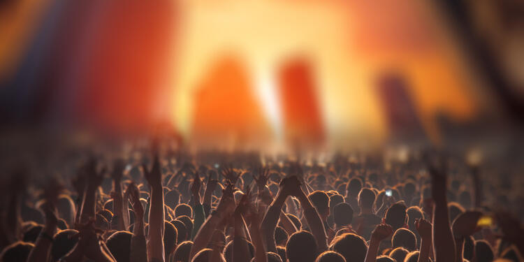 Personas en concierto - Eventos musicales