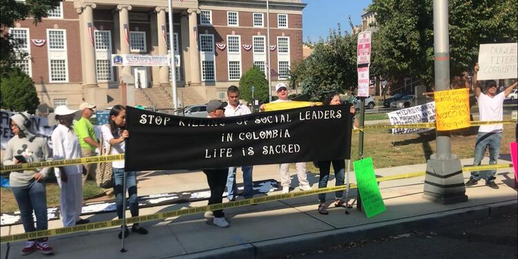 Protestas contra Duque en Estados Unidos