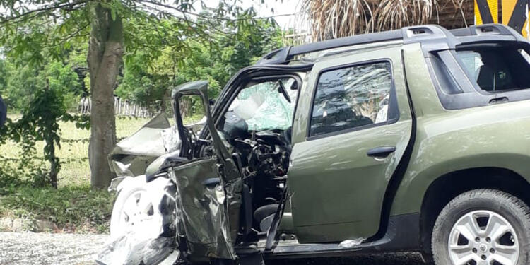 Accidente del padre de Claudia Bahamón, Germán Bahamón