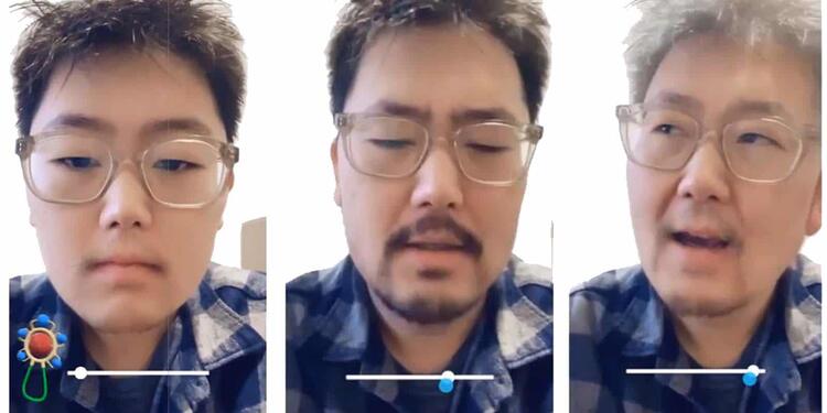 Filtro de Snapchat envejece y rejuvenece el rostro de la gente