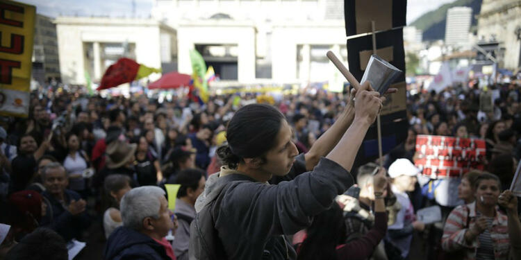 Protestas en Bogotá