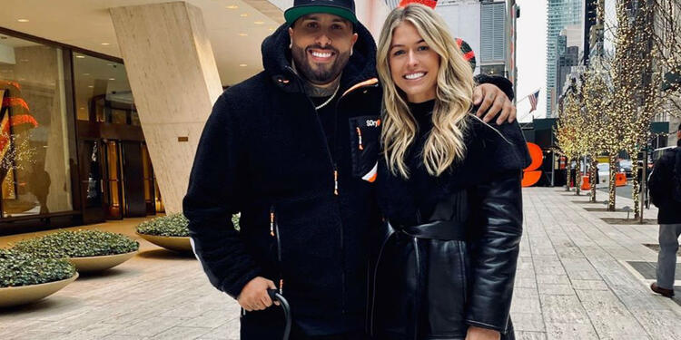 Nicky Jam y su novia Cydney Moreau