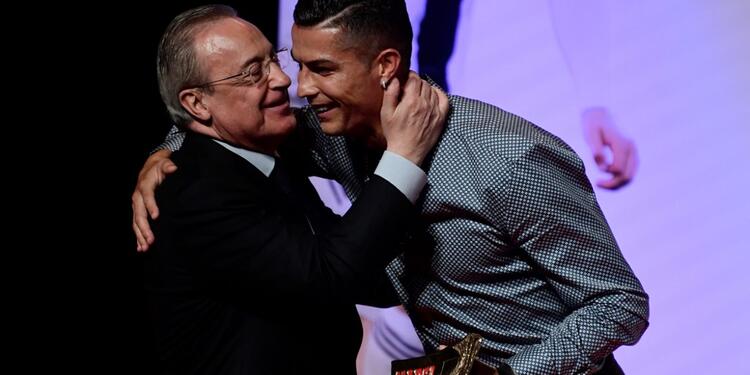 Florentino Pérez y Cristiano Ronaldo