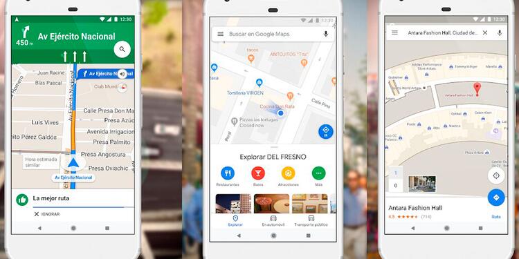 Google Maps ofrece varios servicios a sus usuarios Google Maps ofrece varios servicios a sus usuarios