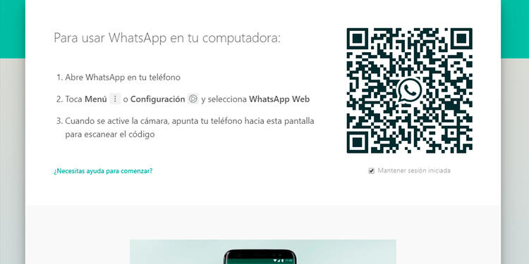 WhatsApp Web permite chatear desde un pc