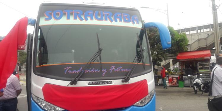 Manifestaciones de transportadores en Medellín.