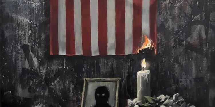 Banksy hizo obra en honor de George Floyd