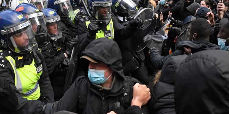 Protestas en Londres por George Floyd