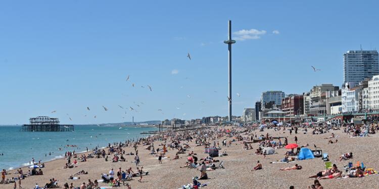 Playas en el Reino Unido en tiempo de pandemia