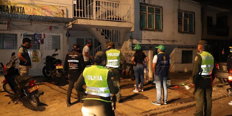 Policía intervino varias fiestas en Cali