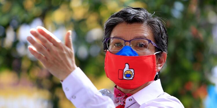 La alcaldesa de Bogotá, Claudia López.