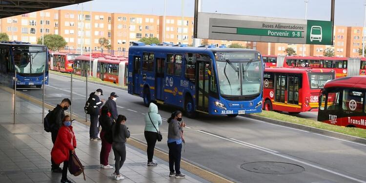 Portal Transmilenio cerrado por bloqueos