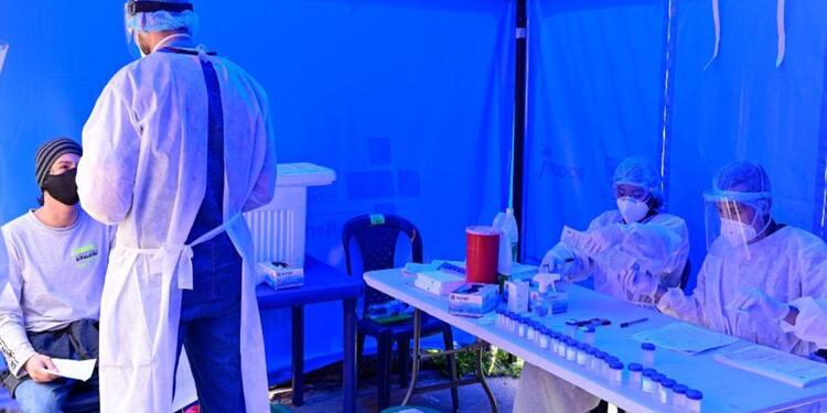 Prueba de coronavirus en Bogotá