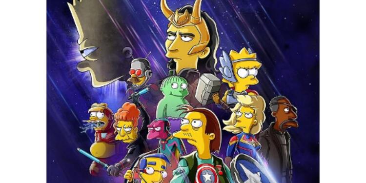 Los Simpson y Marvel se fusionan en un corto sobre 'Loki'