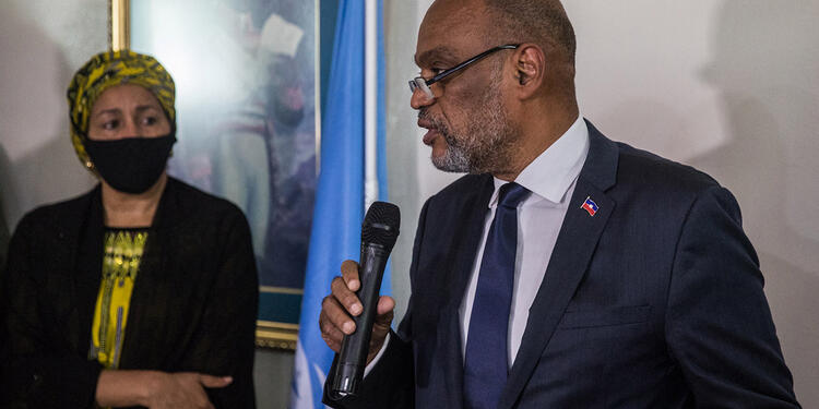 Ariel Henry, primer ministro de Haití Ariel Henry, primer ministro de Haití