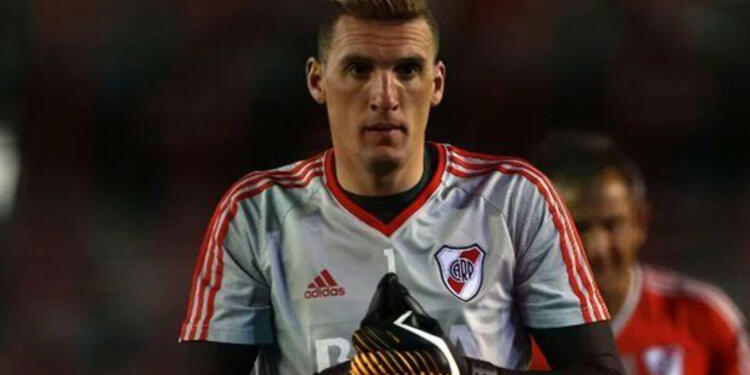 Franco Armani con River Plate Franco Armani con River Plate