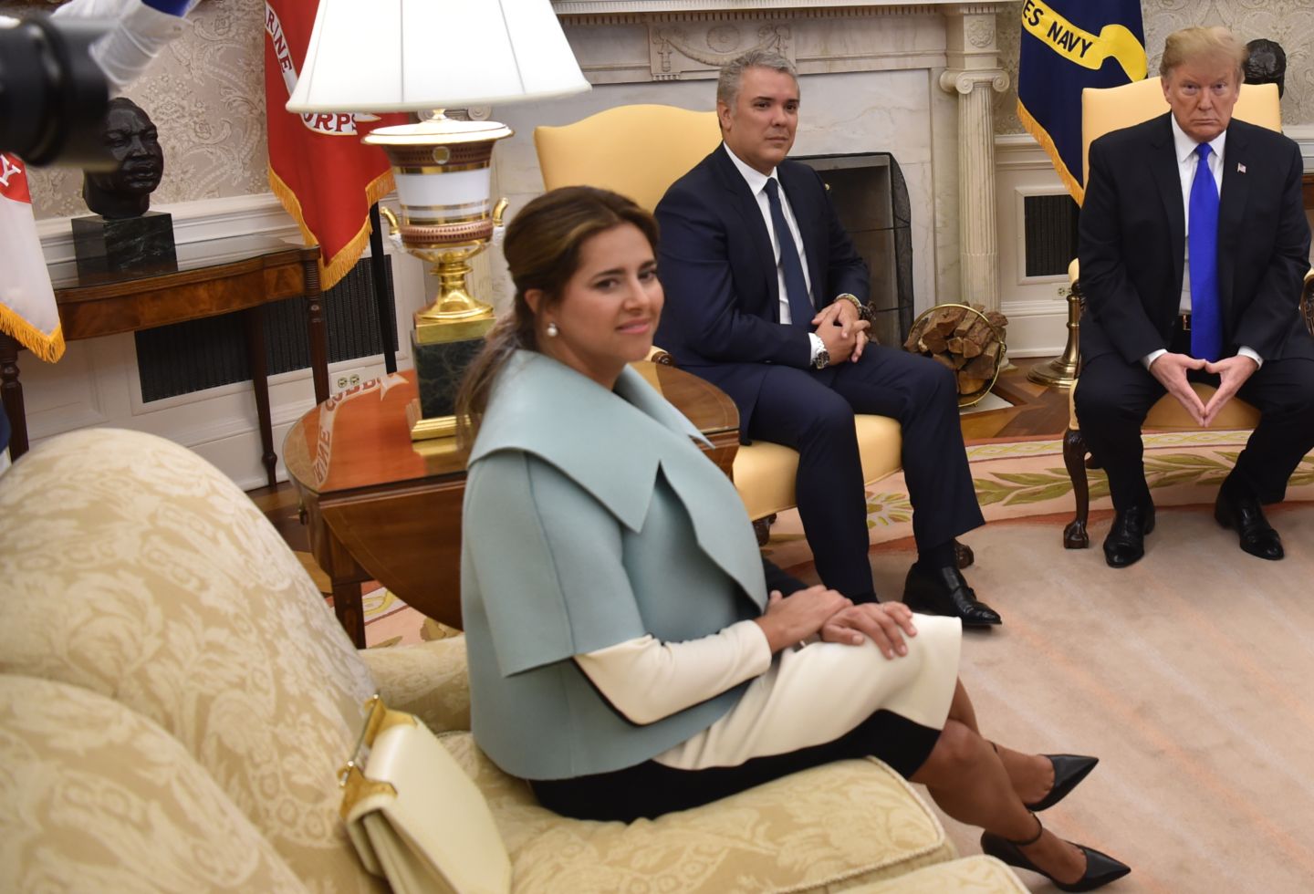 Primera Dama, María Juliana Ruiz: Su curiosa ropa en EE.UU. | La FM