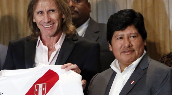 Edwin Oviedo, presidente de la federación peruana de fútbol Edwin Oviedo, presidente de la federación peruana de fútbol