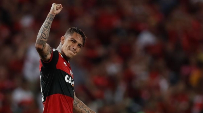 Paolo Guerrero con el Flamengo Suspensión Paolo Guerrero