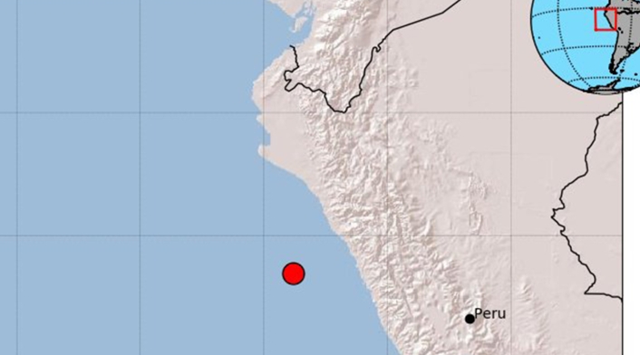 Imagen del epicentro del temblor / Tomada de la cuenta de Twitter @sgcol Imagen del epicentro del temblor / Tomada de la cuenta de Twitter @sgcol