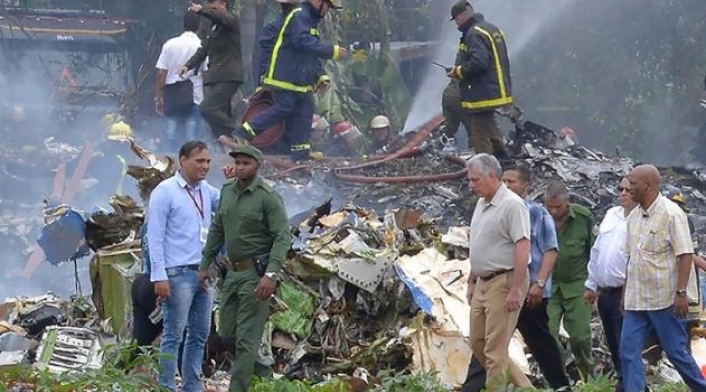 Avión accidentado en Cuba Avión accidentado en Cuba