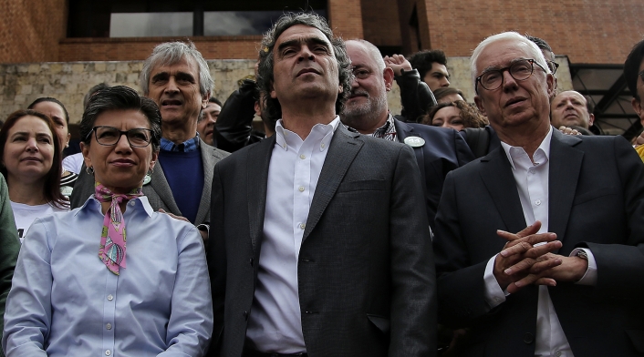 Claudia López, Sergio Fajardo, Jorge Robledo / Colprensa Claudia López, Sergio Fajardo, Jorge Robledo / Colprensa