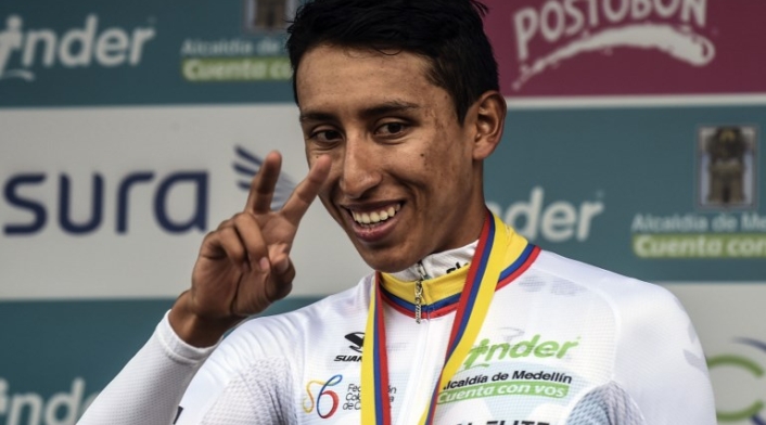 Egan Bernal, ciclista colombiano al servicio de Sky Egan Bernal, ciclista colombiano al servicio de Sky