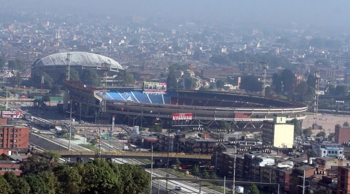 El estadio El Campín, en Bogotá El estadio El Campín, en Bogotá