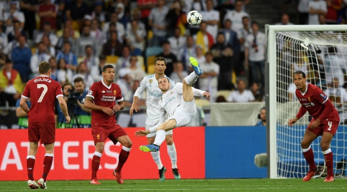 El acrobático golazo de Gareth Bale en la final de Kiev El acrobático golazo de Gareth Bale en la final de Kiev