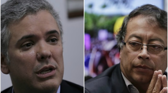 Iván Duque y Gustavo Petro Iván Duque se pronunció sobre el video de Gustavo Petro recibiendo fajos de dinero.