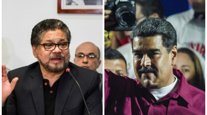 Iván Márquez y Nicolás Maduro / AFP Iván Márquez y Nicolás Maduro / AFP