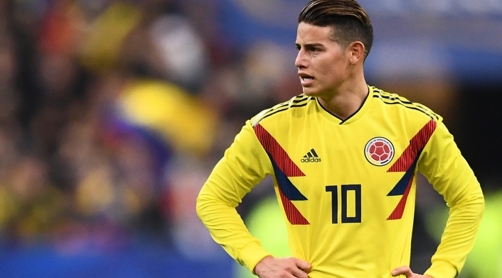 James Rodríguez, volante de la Selección Colombia James Rodríguez, volante de la Selección Colombia