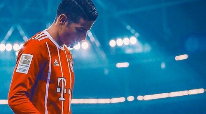 James Rodríguez con el Bayern. James Rodríguez con el Bayern.