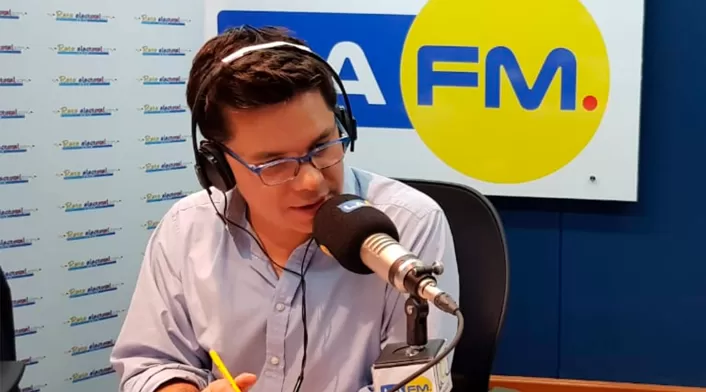 Luis Carlos Vélez, director del noticiero de LA FM Luis Carlos Vélez, director del noticiero de LA FM