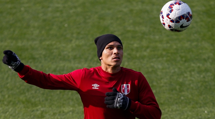 Paolo Guerrero, delantero de la Selección de Perú Paolo Guerrero, delantero de la Selección de Perú