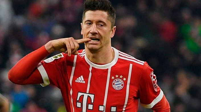 Robert Lewandowski con el Bayern Robert Lewandowski con el Bayern