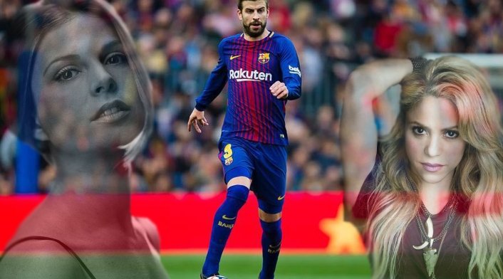 Shakira, Piqué y Núria Shakira, Piqué y Núria