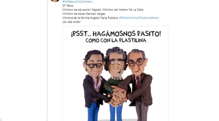 El polémico trino de Gustavo Bolívar El polémico trino de Gustavo Bolívar