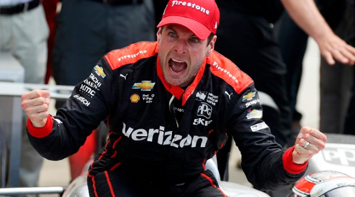 Will Power, piloto australiano, tras ganar en las 500 Millas de Indianápolis Will Power, piloto australiano, tras ganar en las 500 Millas de Indianápolis