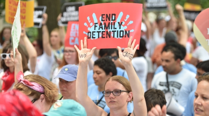 Protestas contra la separación de familias en EE.UU.